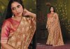 Golden Brown Colour Norita 44900 Rooh By Mahotsav Satin Sequence Work Designer Saree 44914